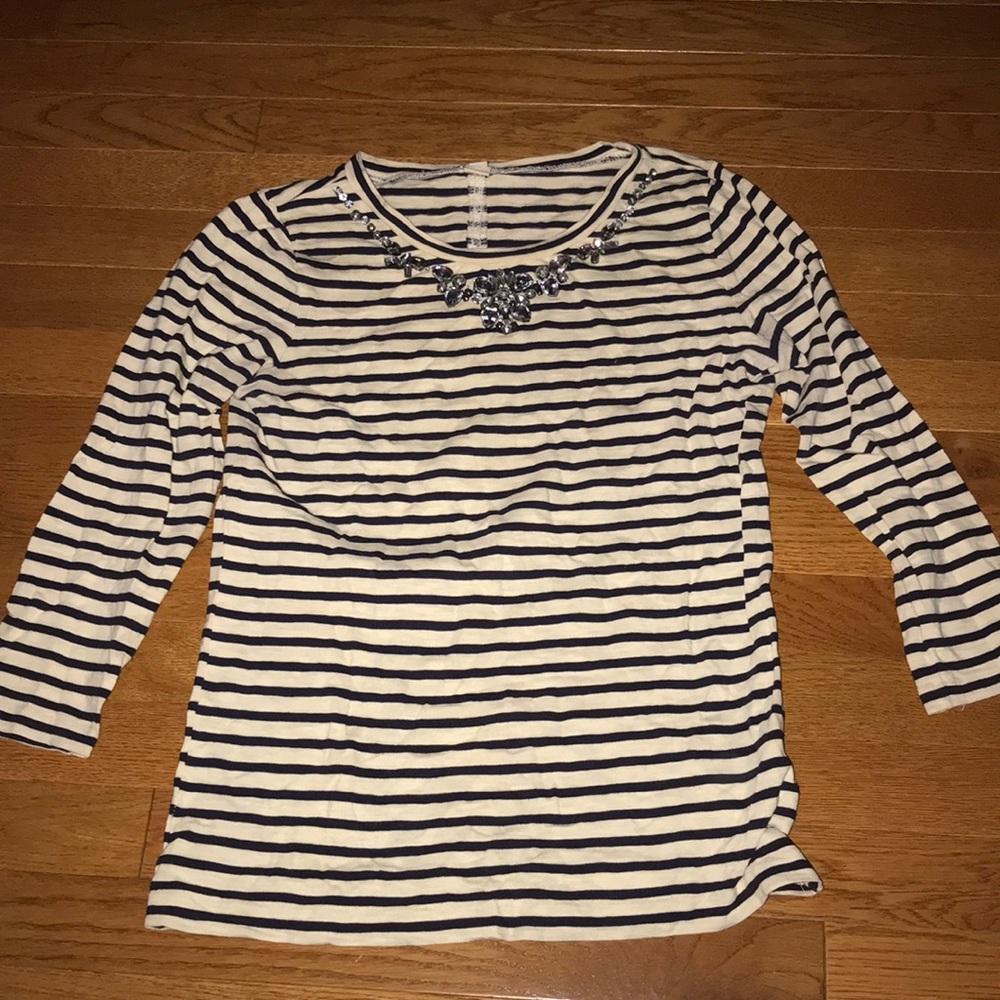 J Crew embellished t-shirt